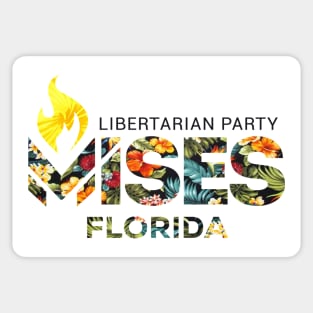 Libertarian Party Mises Caucus Tropical Sticker